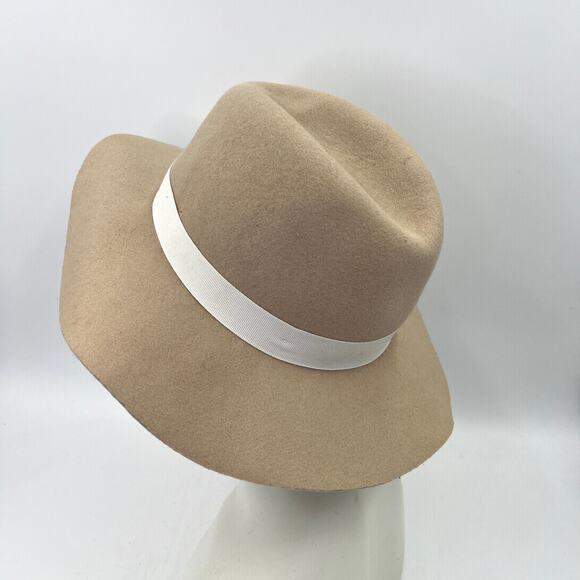 Club Monaco Millennie Wool Hat Ivory Biege main image 9